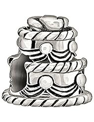 Chamilia Sterling Silver Wedding Cake Bead Charm