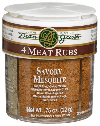 Dean Jacobs 4 Meat Rubs, 2.61-Ounce Regular Jars (Pack of 4) by Gourmet Dipping Oils