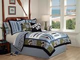 Catch a Wave Twin Quilt and Sham by Pem America
