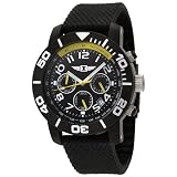 I By Invicta Men's Chronograph Black Stainless Steel Rubber Watch #41701-001