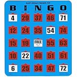 50 Easy Read Bingo Heavy Duty 5 Ply Jumbo Shutter Slide Cards