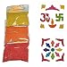 Rangoli Colored Sand Powder & Rangoli Colored Saw Dust : 300 Grams Pack : Assorted 3 Colors Pack (wooden rangoli) RS.75.00