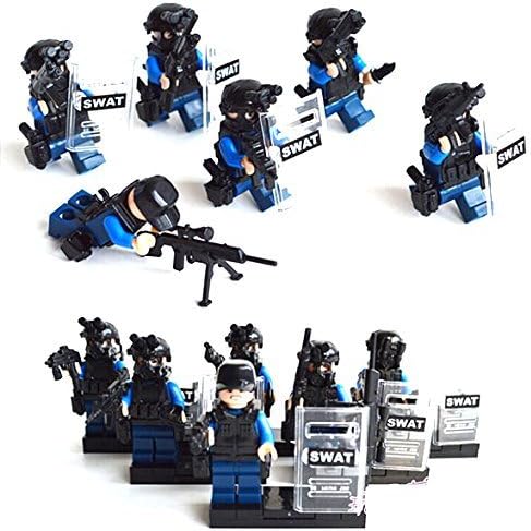 SWAT Police six body set Custom Minifigure