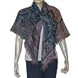 Winter Scarves Square Wool Accessory 44 x 44 inches(sjmwr095)