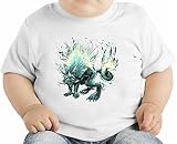 Fantasy wolf オーガニックベビーTシャツ 12 - 18 Months