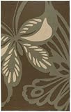 Home Weavers Rain 3' x 5' Hand Hooked  Rug