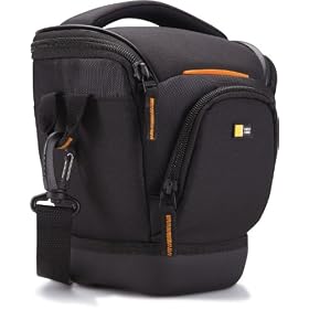 Case Logic Borsa per fotocamera SLR SLRC200, nylon EVA, colore: Nero/Arancio