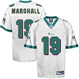 Reebok Miami Dolphins Brandon Marshall Replica White Jersey Large