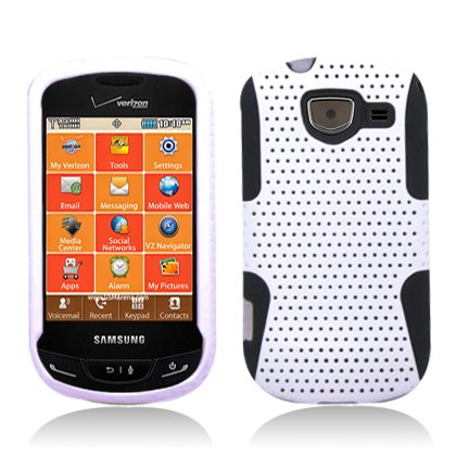 Aimo-Wireless-SAMU380PCPA008-Hybrid-Armor-Cheeze-Case-for-Samsung-Brightside-U380--Retail-Packaging--BlackWhit