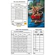 Bridge Tallies - Dog Paddle - (12 Pack) 2 & 3 Table Progessive