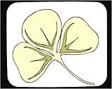 Mouse Pad with Ireland, Europe, shamrock, leaves, clover