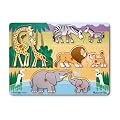 Melissa & Doug Safari Peg Puzzle