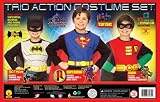 Rubies Costume Co. DC Comics Boys Trio Action Set Dress Up Trunk
