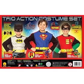 DC Comics Boys Trio Action Set Dress Up Trunk