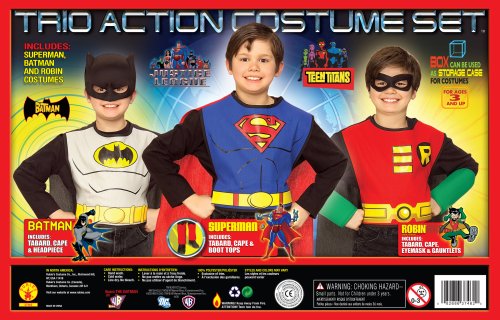 Buy DC Comics Boys Trio Action Set Dress Up Trunk
