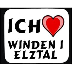 Mauspad mit Ich liebe Winden i Elztal Dekoration