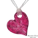MURANO GLASS Made in Italy Charming Brand New Necklace With Genuine Glass beads Beautifully Designed in 24K Multicolor Murano Glass and 925 Sterling silver. Total item weight 36.5g