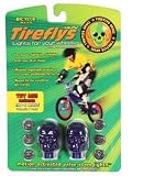 Tireflys Motion Activated Blue Skull Bicycle Valve Stem Lights (Set of 2)