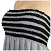 Plus Size Gray Smocked Bodice Maxi Babydoll Dress - 2X image 3