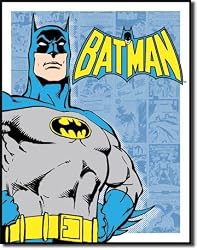 Batman - Retro Panels Tin Sign 12.5"W x 16"H