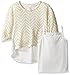 Beautees Girls' Big Chevron Stripe Hi/lo Top