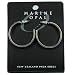 Earring Paua Hoop Silver Plate