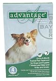 Advantage - Green Box for Dogs 0-10 pounds - 4 count