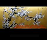 Asian Painting Chinese Cherry Blossom Painting Feng Shui Art 4 457