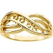 14K Yellow Gold Mother's Ring - 4 Gemstone -- YOU CHOOSE THE COLORS!