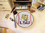 LSU Tigers Small Baseball Rug