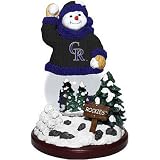 Colorado Rockies MLB Snowfight Snowman Figurine