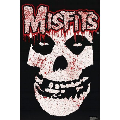 Misfits (Skull, Splatter) Music Poster Print