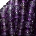 Amethyst Gemstone Beads 4mm Round Purple 15.5 Inches