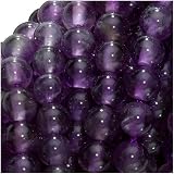 Amethyst Gemstone Beads 4mm Round Purple 15.5 Inches