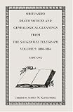 Obituaries, Death Notices & Genealogical Gleanings from the Saugerties Telegraph: 1880-1884: 5
