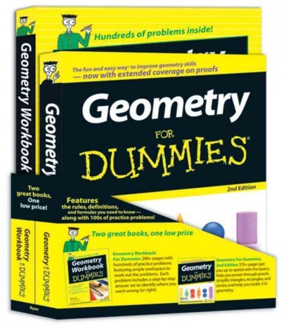 Geometry for Dummies [With Geometry Workbook for Dummies]   [GEOMETRY FOR DUMMI-2E W/WORKBK] [Paperback]