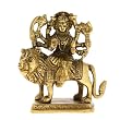 Antique Goddess Durga Metal Sculpture