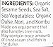 Eden Organic Seaweed Gomasio, 3.5 oz Galss Jar, Sesame Salt