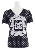 DC Baroque T-Shirt Black Womens