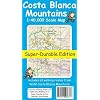 Costa Blanca Mountains Tour & Trail Super-durable Map