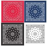 BANDANAS RED W/HANG TAG & UPC