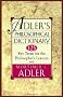 Adler's Philosophical Dictionary: 125 Key Terms for the Philosopher's Lexicon (A touchstone book)