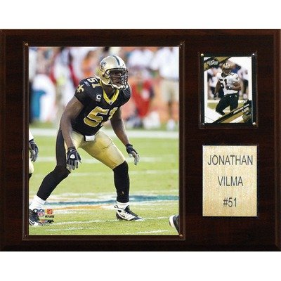 NFL New Orleans Saints Jonathan Vilma Player Plaque