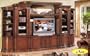 New roman empire cherry finish wood Big screen / plasma entertainment center with optional TV stand