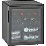 New Haier 17 Bottle 42 Can Single Zone Beverage Cooler Double Panel Amber Tinted Flat Glass Door