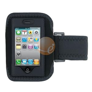 Eforcity Sport Armband Case Cover for iPhone 3G (Black)