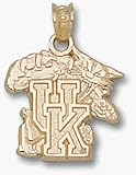 Kentucky Wildcats 5/8 Wildcat Pendant - 10KT Gold Jewelry