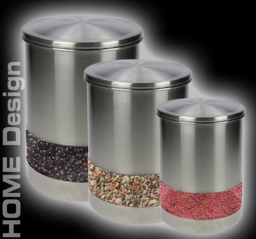 SET Vorratsdose Edelstahl Küche Tee Kaffee Dose Modell ELECSA 1235