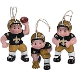 SC Sports New Orleans Saints Team Player Ornaments- Set of 3