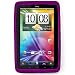 Purple Premium Soft Silicone Skin Cover for HTC Flyer Tablet also compatible with Sprint HTC EVO View 4G Android Tablet + SumacLife TM Wisdom*Courage Wristband image 2